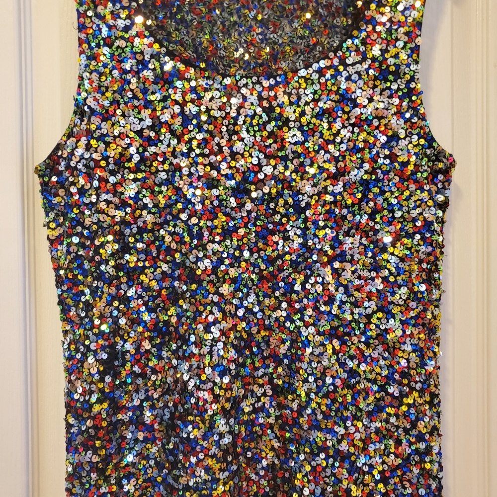 Sequin Tank by Moda International